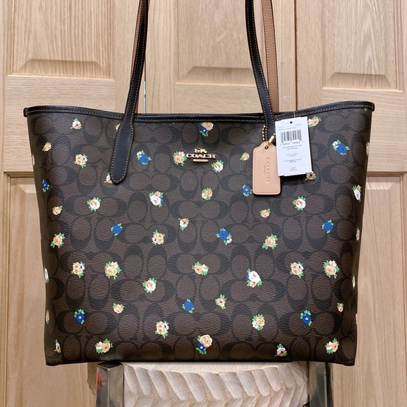 Coach Handbags - Coach Tote - Vintage Floral Print